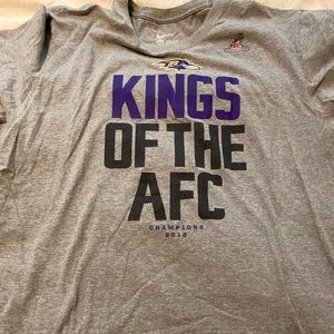 Nike Baltimore Ravens Kings of AFC shirt XXL